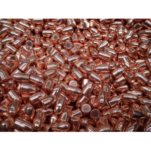 COPPER PLATED BULLETS  CAL. 9/125 356 RN - NEW SERIES 3